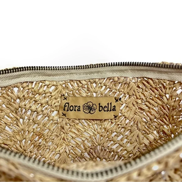 FLORABELLA - Avon Woven Raffia Clutch - Picture 4 of 9